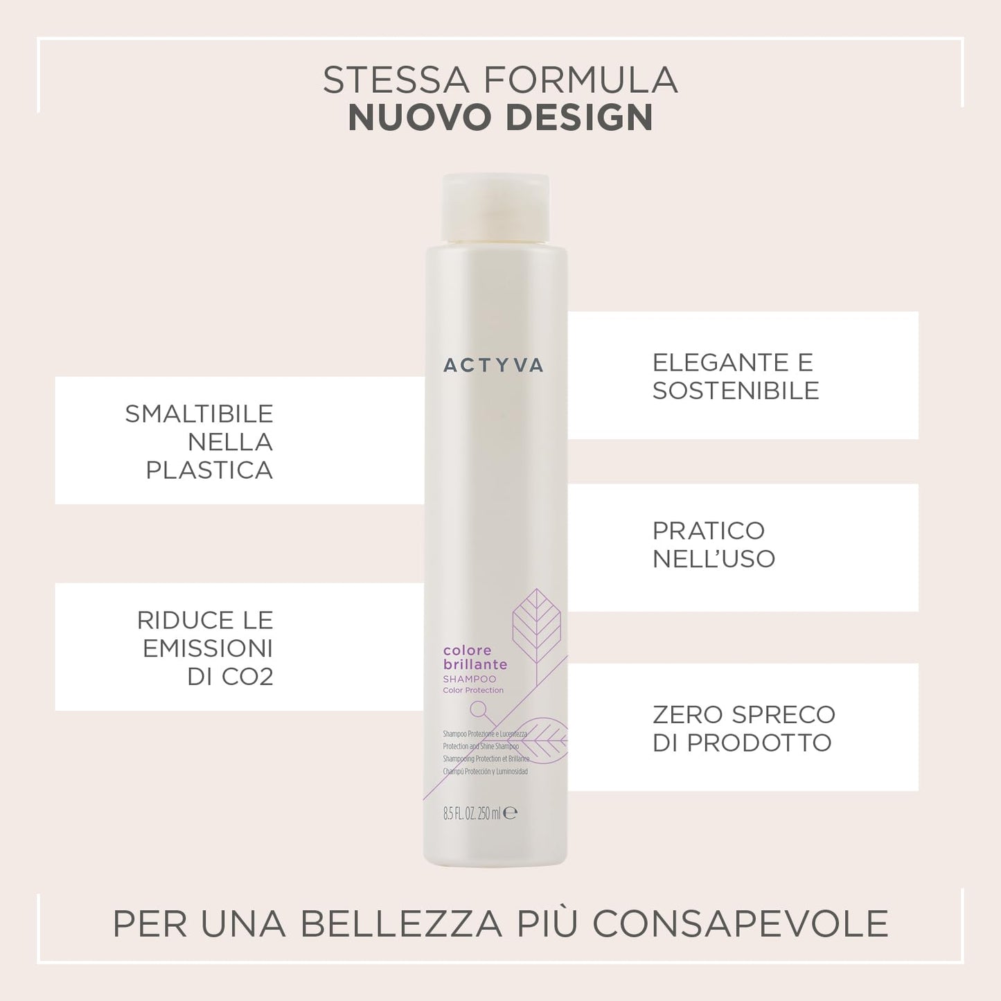 Kemon Actyva Colore Brillante Shampoo 250ml