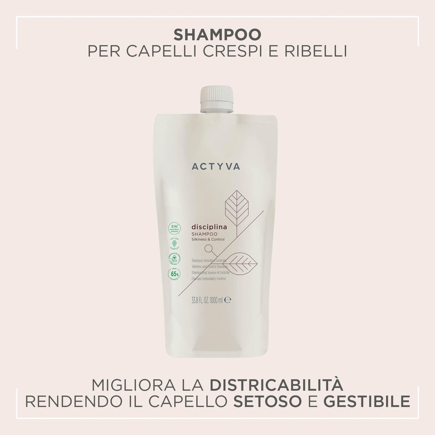 Kemon Actyva Disciplina Refil Shampoo 1000ml