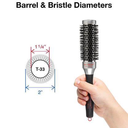 Olivia Garden 36 Pro Thermal Hairbrush T33 BLACK