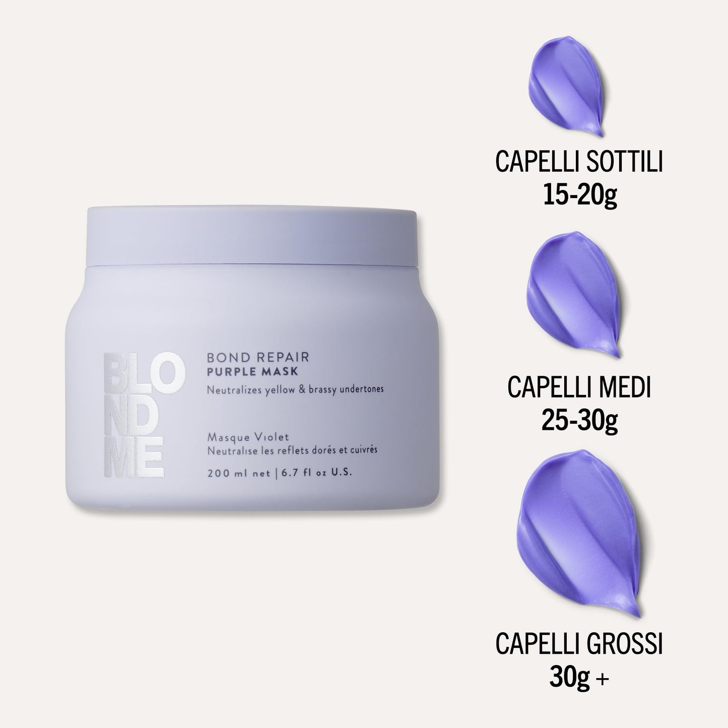 Schwarzkopf Blondme Purple Mask 200ml