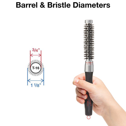 Olivia Garden 34 Pro Thermal Hairbrush T16 BLACK