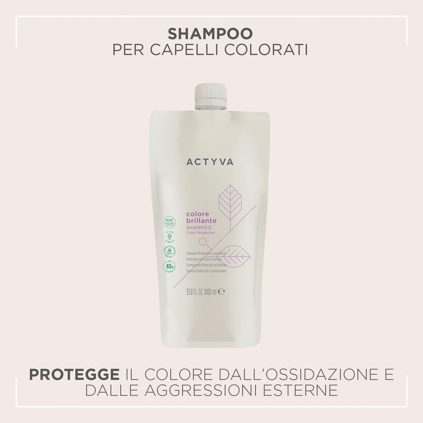 Kemon Actyva Colore Brillante Refil Shampoo 1000ml