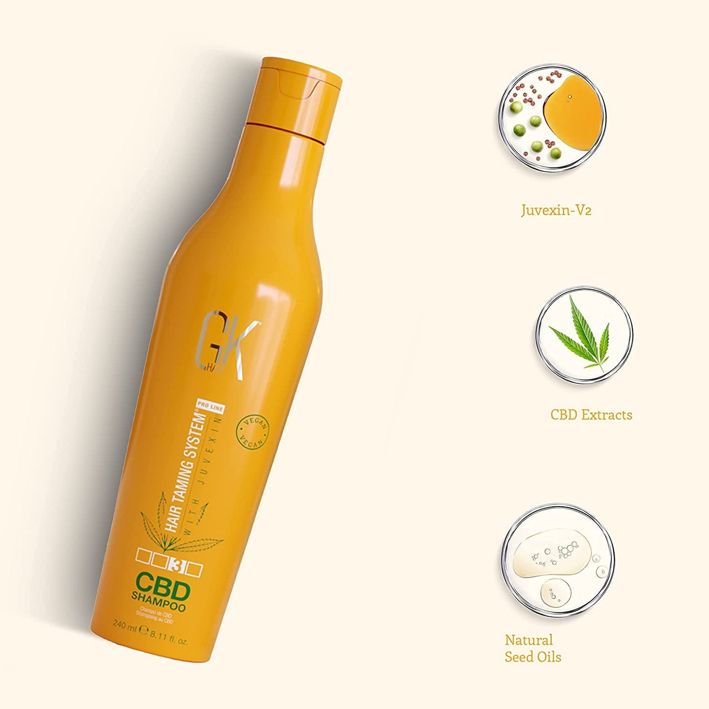 Global Keratin GKHair CBD Vegan Szampon 240ml