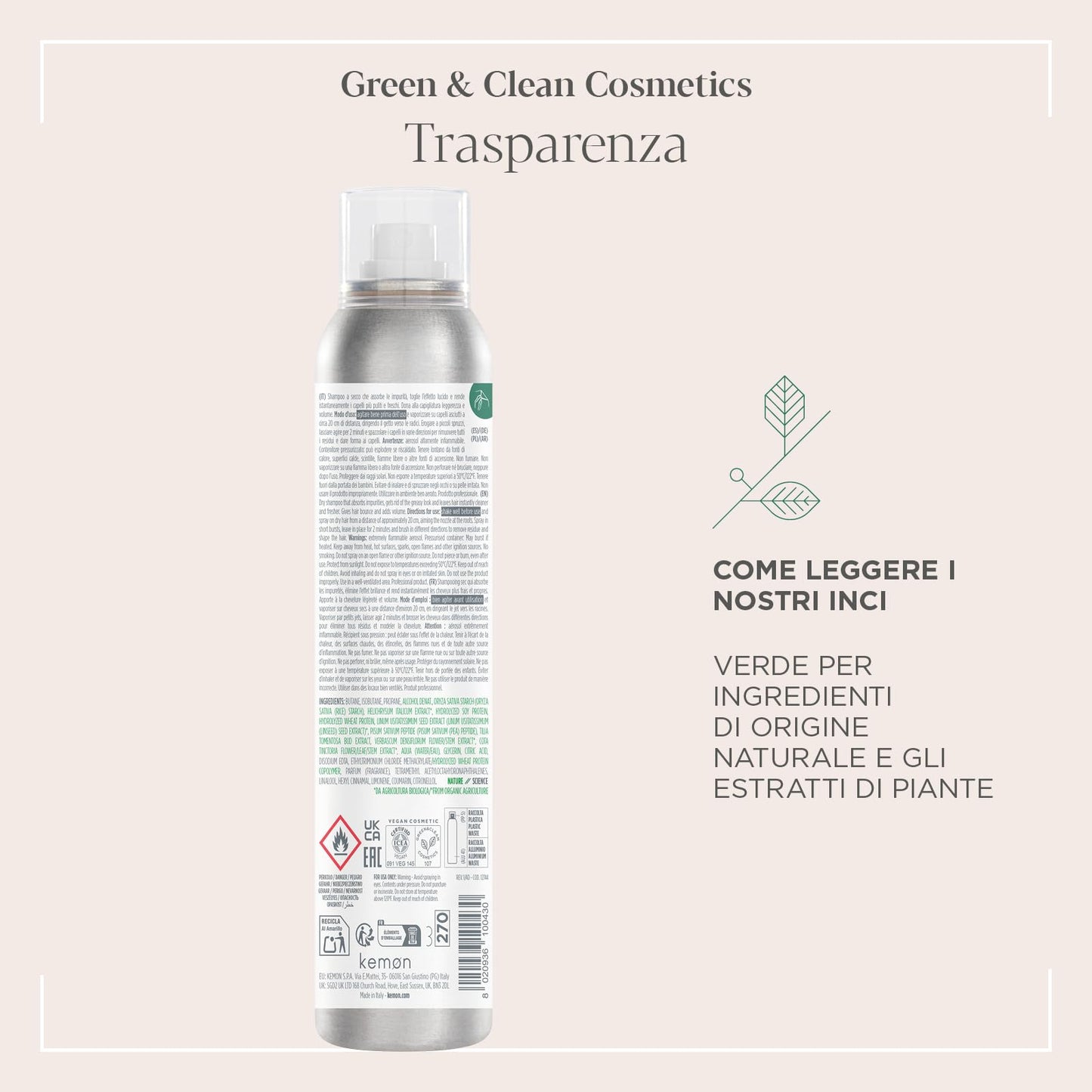 Kemon Actyva Volume e Corposita Dry Shampoo 200ml