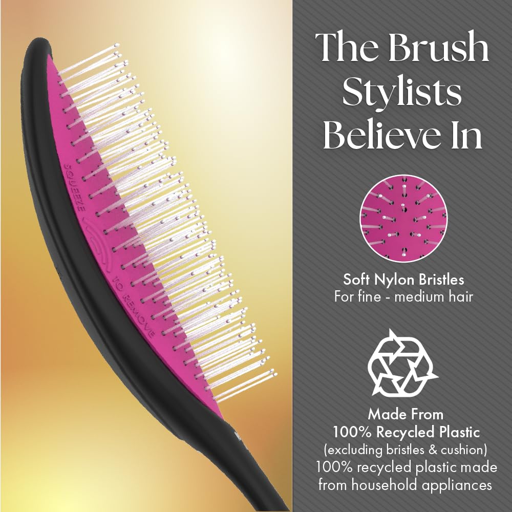Olivia Garden 139 Detangler Black Fine-Med OGD-F08