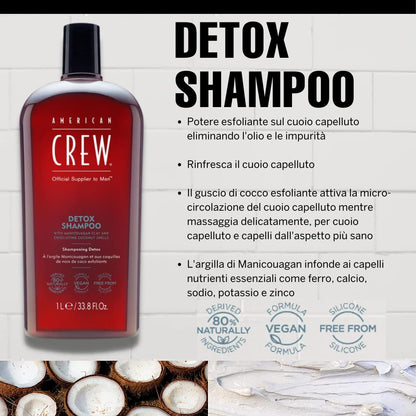 American Crew Detox Szampon 1000ml