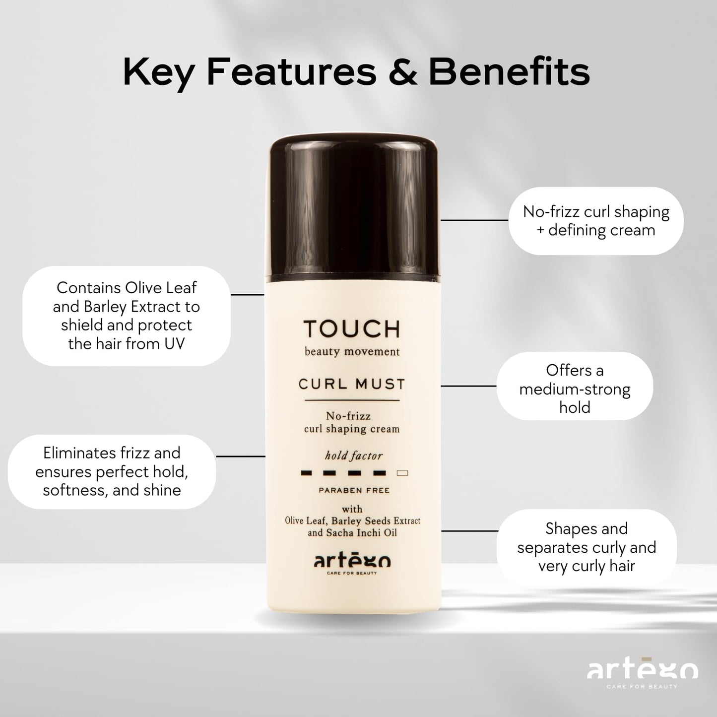 ARTEGO Touch Curl Must Cream krem do loków 100 ml