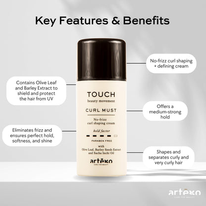 ARTEGO Touch Curl Must Cream krem do loków 100 ml
