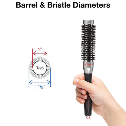 Olivia Garden 35 Pro Thermal Hairbrush T25 BLACK