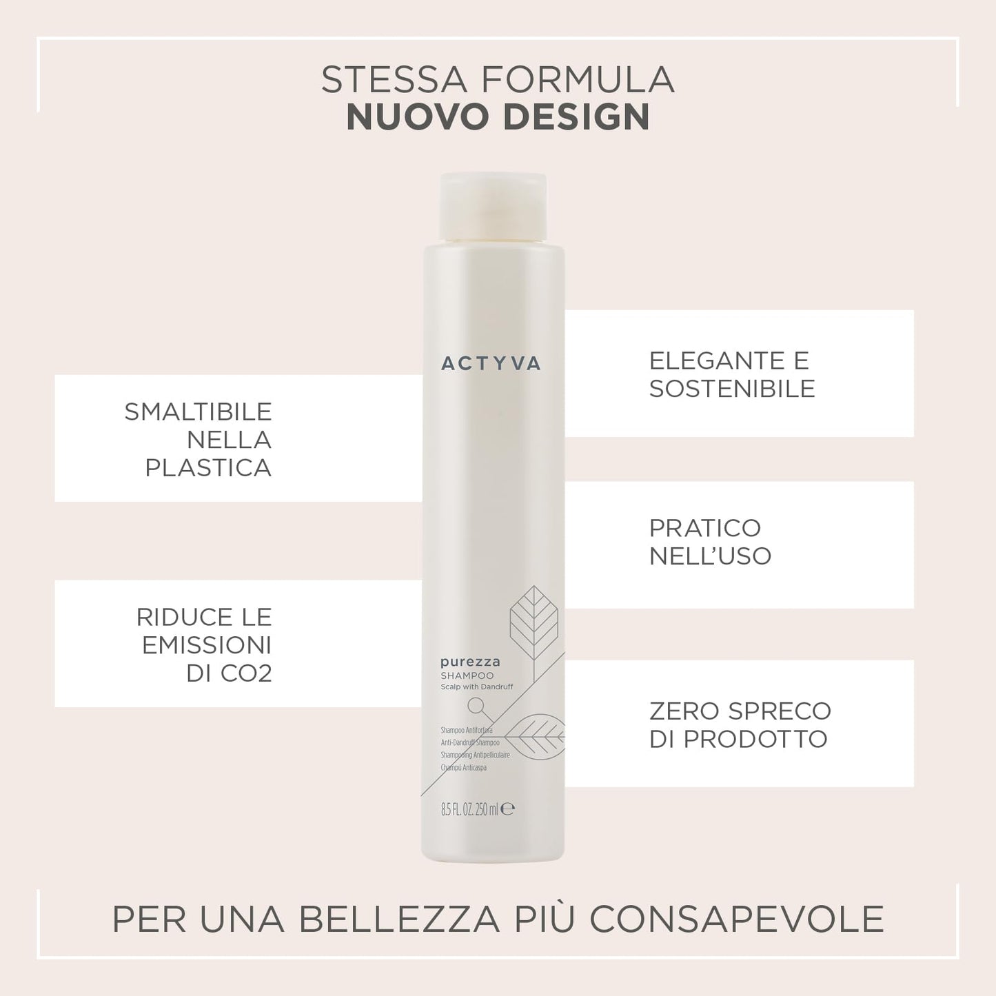 Kemon Actyva Purezza Shampoo 250ml