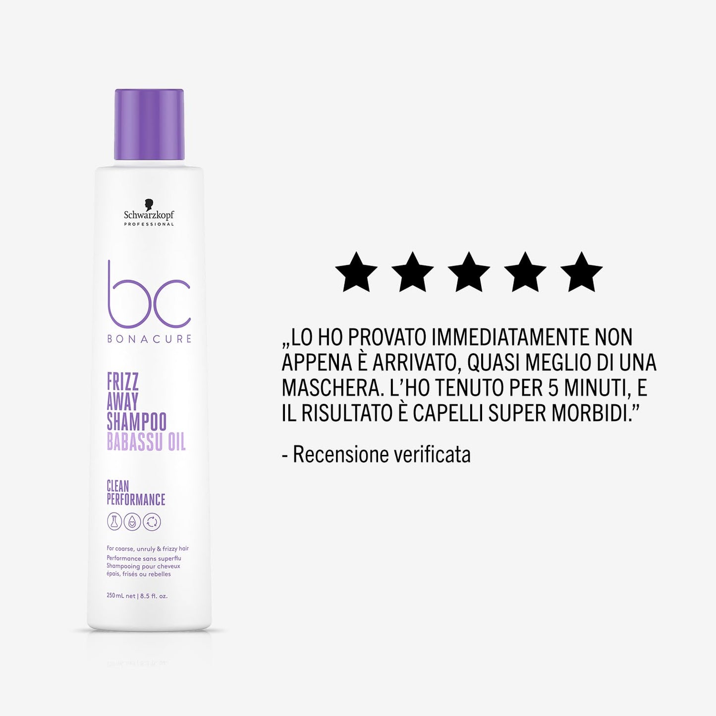 Schwarzkopf BC Frizz Away Shampoo 250ml
