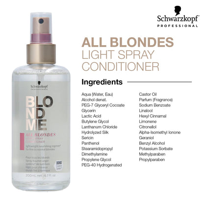 Schwarzkopf Blondme Light Spray Conditioner 200ml