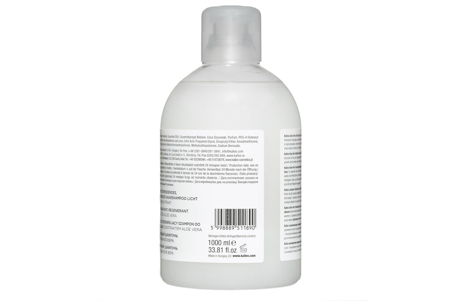 Kallos Aloe Moisture Repair Shine Shampoo 1000ml