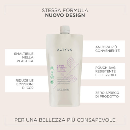 Kemon Actyva Colore Brillante Refil Shampoo 1000ml