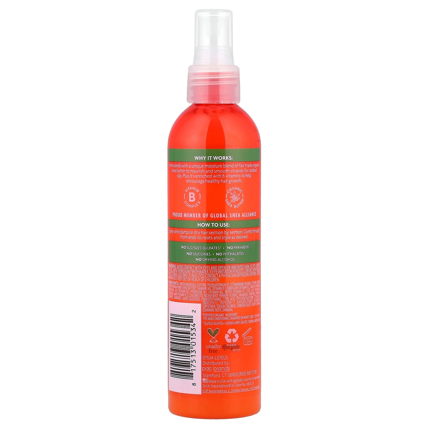 Cantu Shea Butter Coil Calm Detangler Spray 237ml