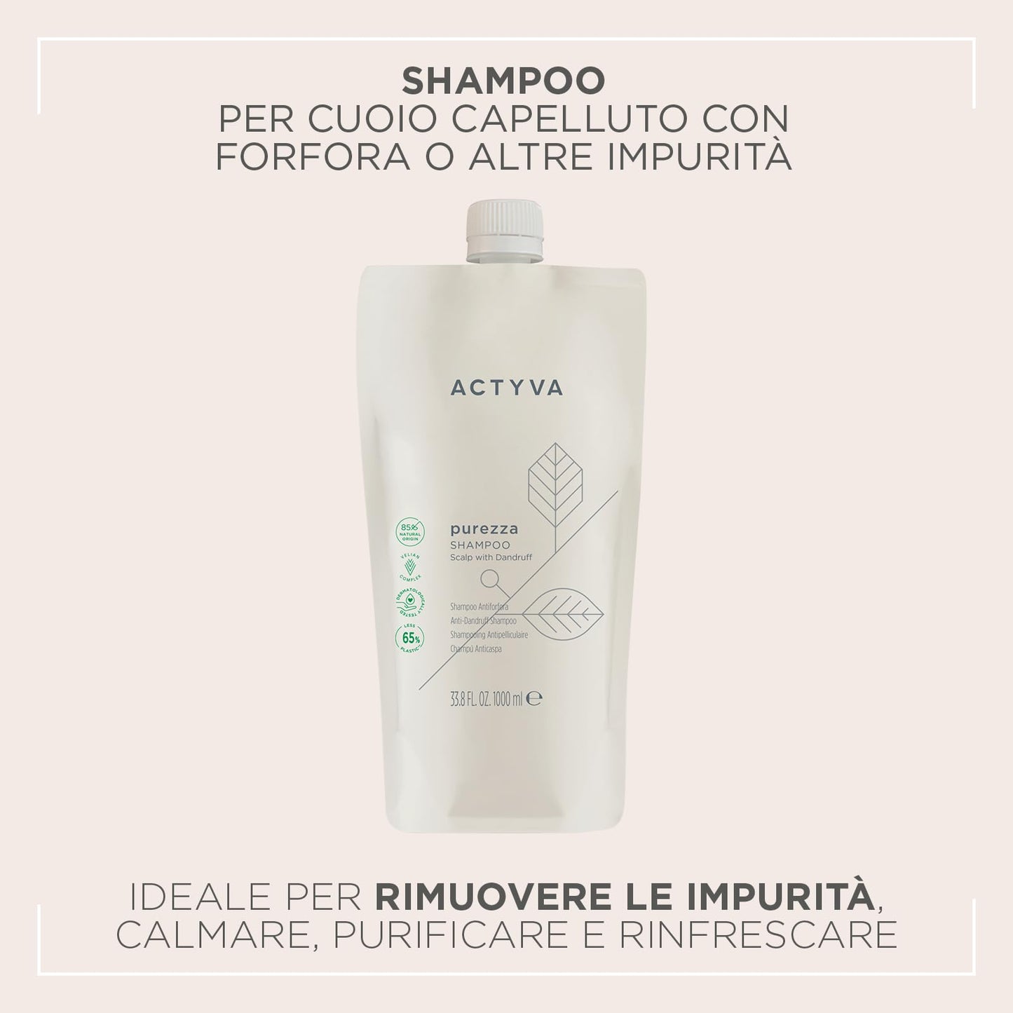 Kemon Actyva Purezza Refil Shampoo 1000ml