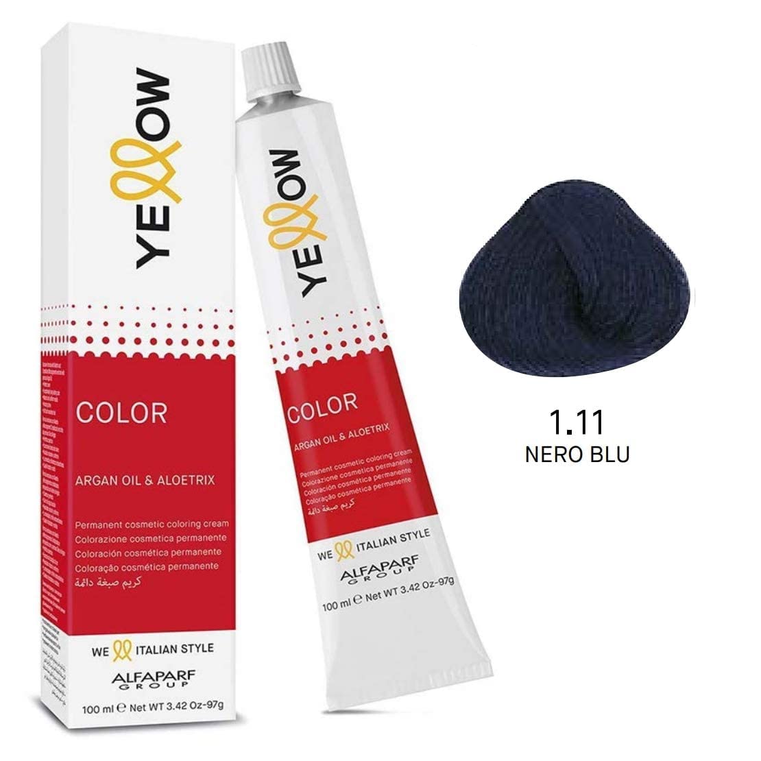 Alfaparf YELLOW Color Permanent 1.11 Farba 100ml