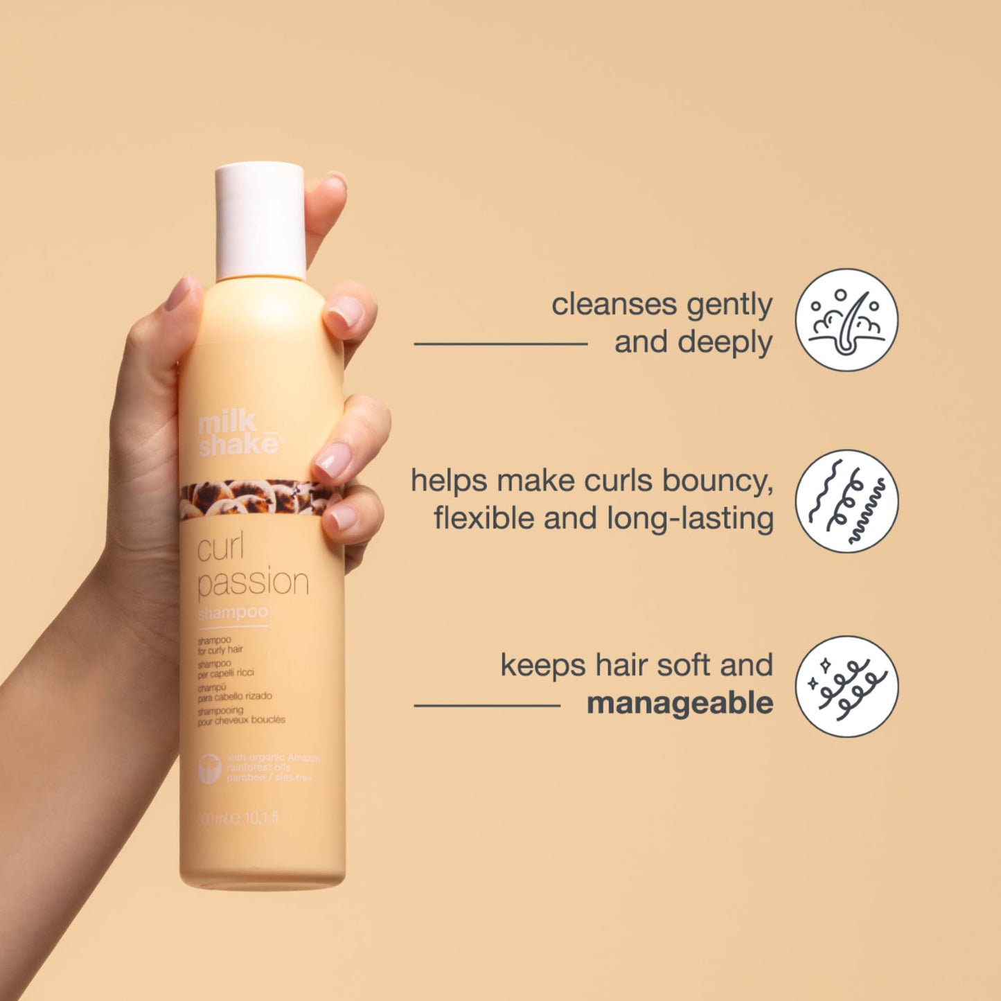 Milk Shake Curl Passion Szampon 300ml