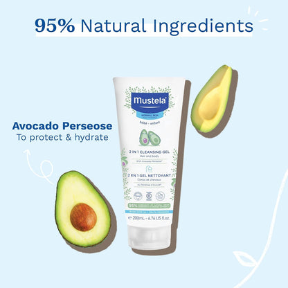 Mustela 2in1 Cleansing Gel 200ml