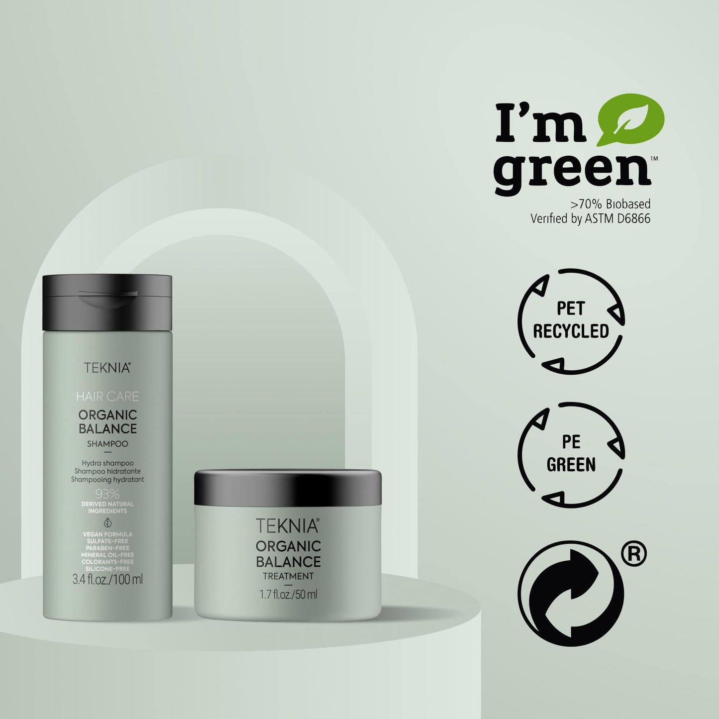 Lakme Teknia Organic Balance Travel Pack 50+100ml