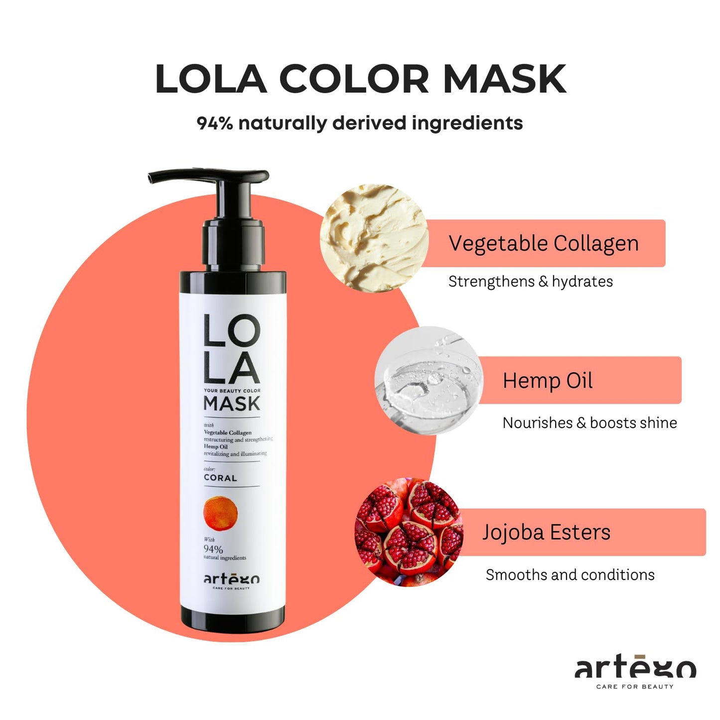 ARTEGO LOLA Your Beauty Color Mask Coral 200 ml