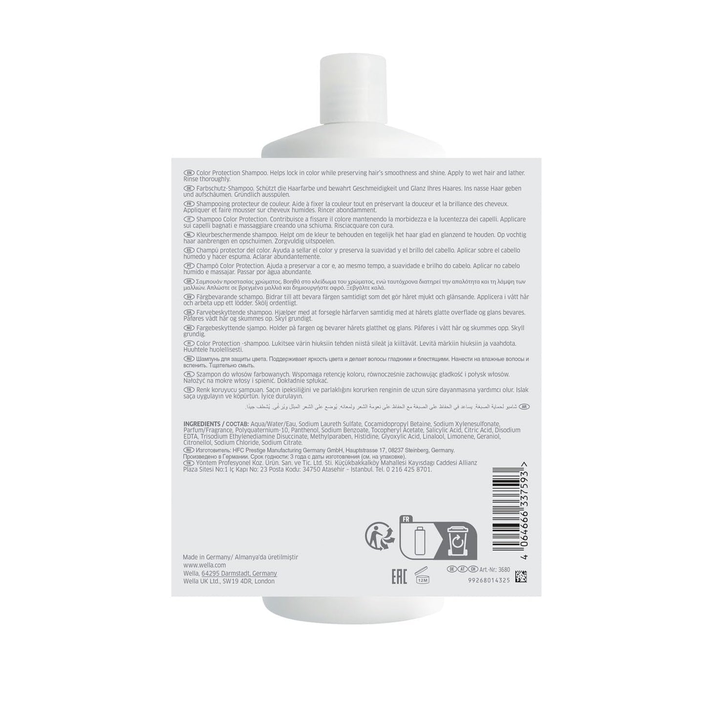 Wella COLOR MOTION Szampon 500ml NEW