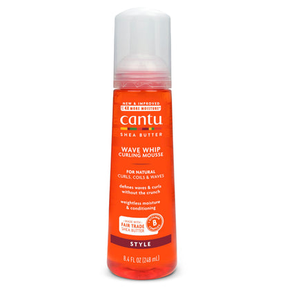 Cantu Shea Butter Wave Whip Curling Mousse 248ml