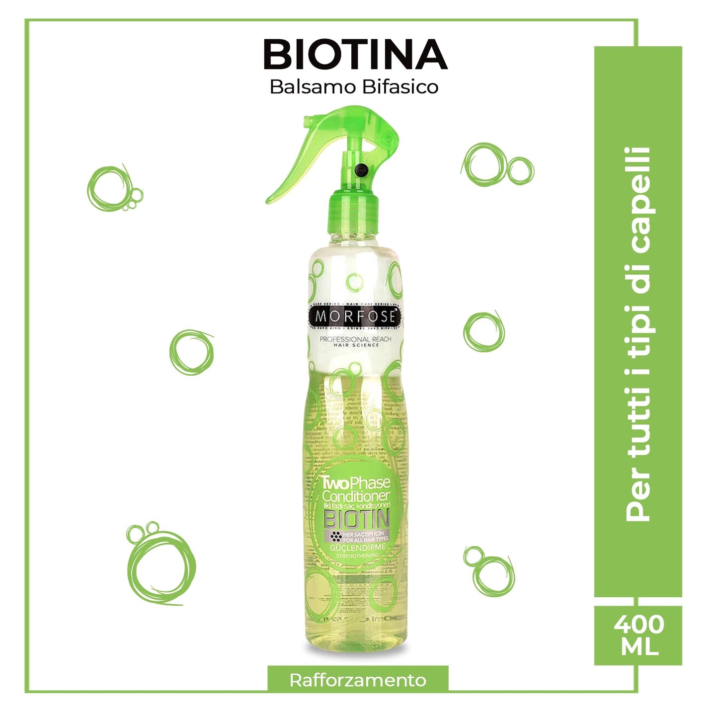Morfose 2 Phase Biotin Green Odżywka 400ml