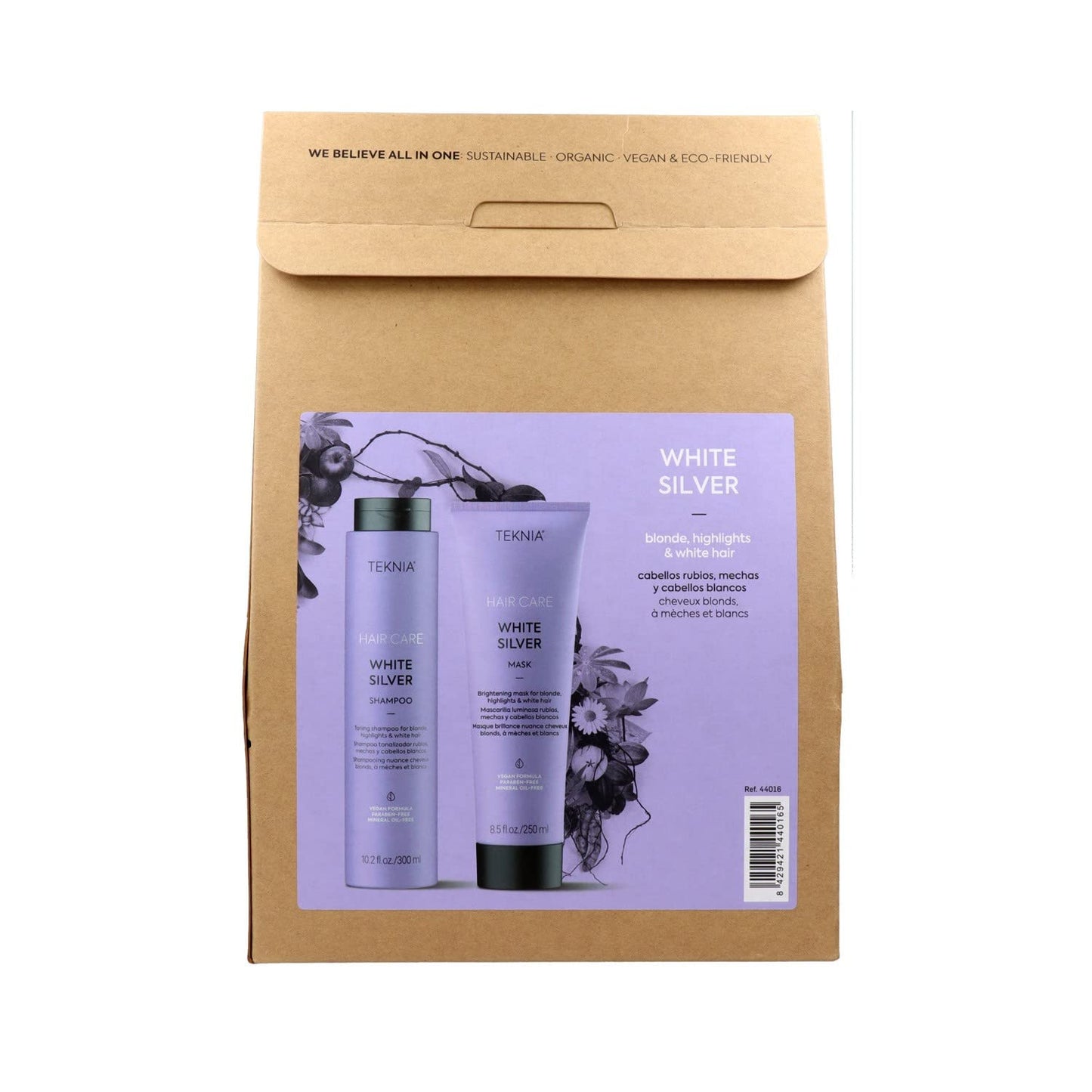 Lakme Teknia White Silver Retail Pack 250+300ml
