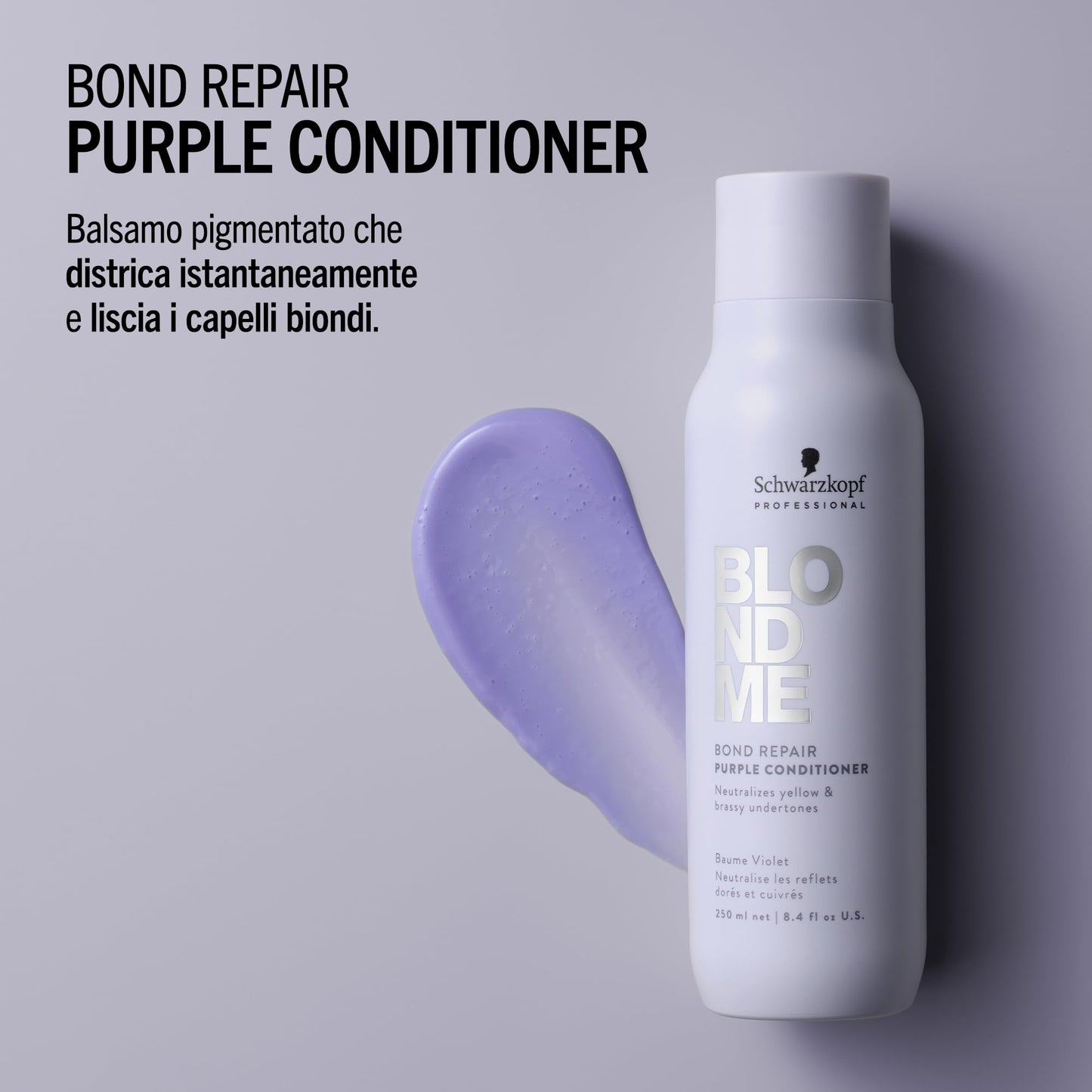 Schwarzkopf Blondme Purple Conditioner 250ml