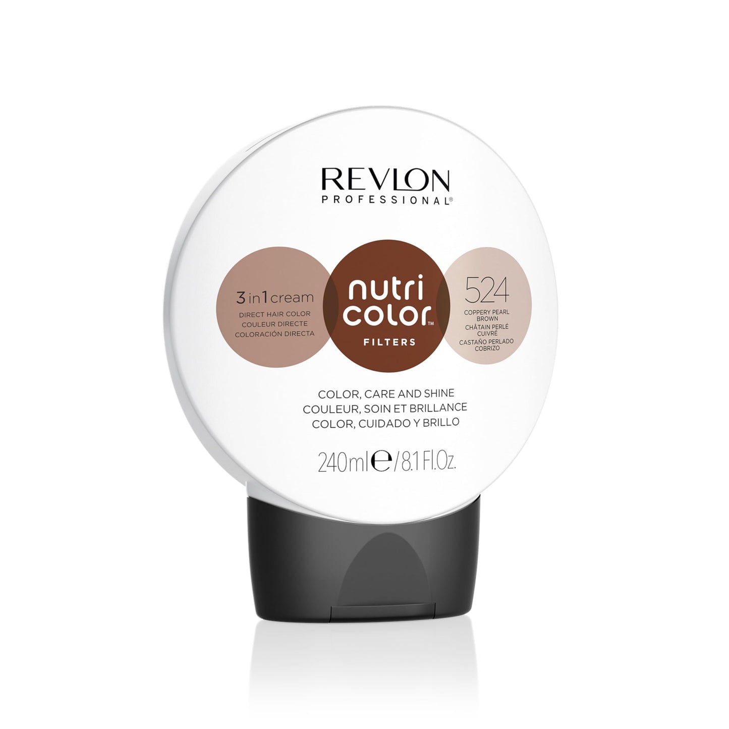 Revlon Nutri Color 524 Coppery P.Brown Maska 240ml