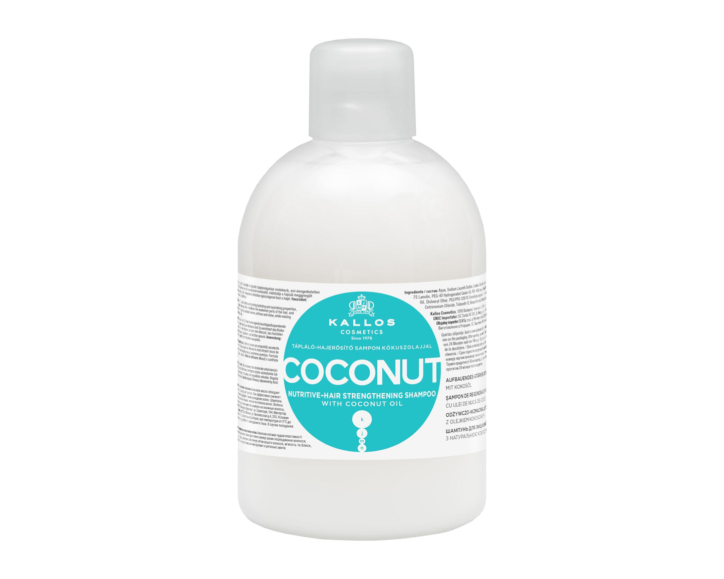 Kallos Coconut Nutritive Strength Shampoo 1000ml