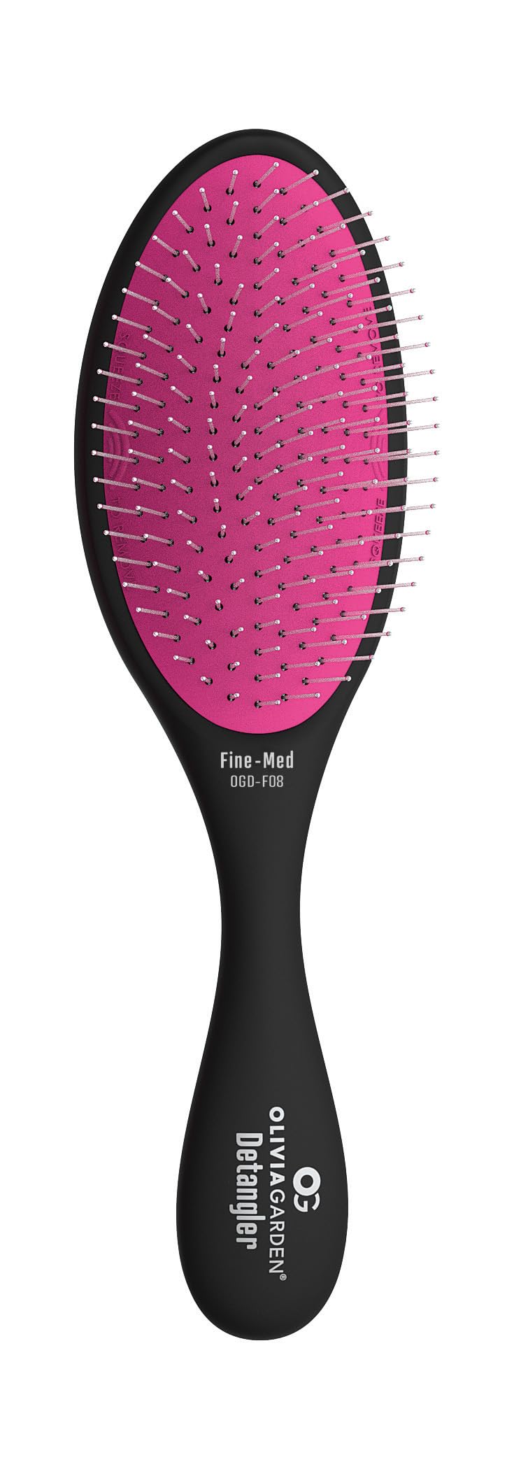 Olivia Garden 139 Detangler Black Fine-Med OGD-F08
