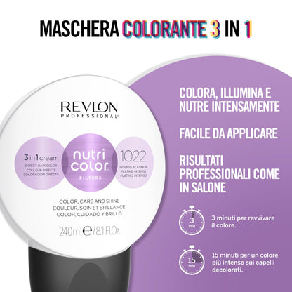 Revlon Nutri Color 1022 Int. Platinum Maska 240ml