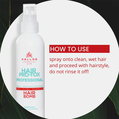 Kallos Hair Pro-Tox Liquid Conditioner 200ml
