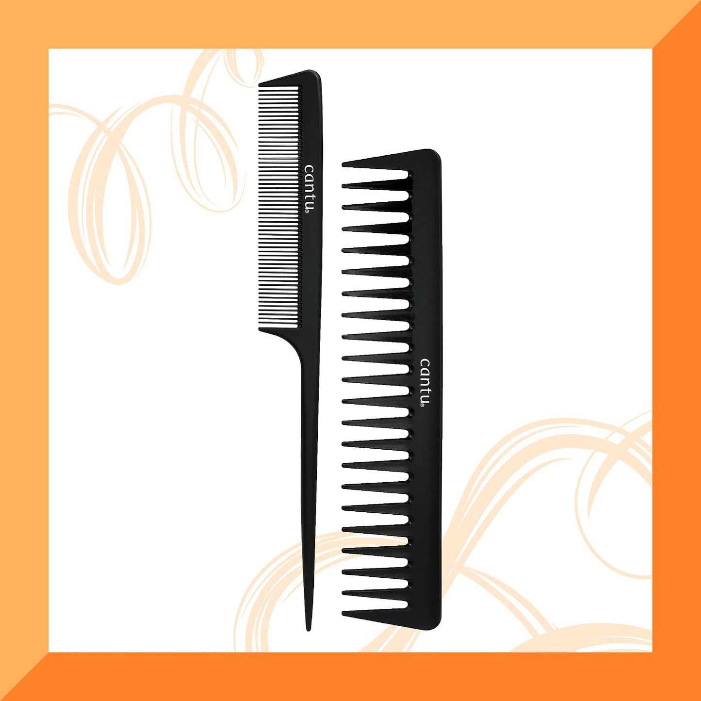 Cantu Two Carbon Fiber Combs