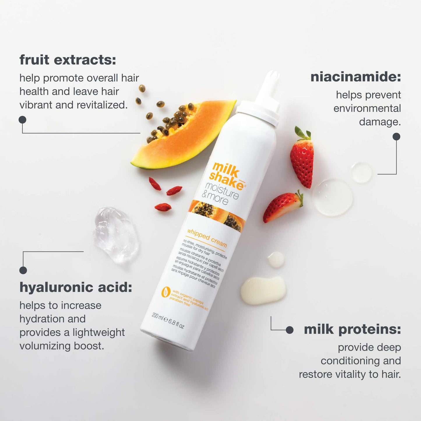 Milk Shake Moisture& More Whipped Cream Foam 200ml