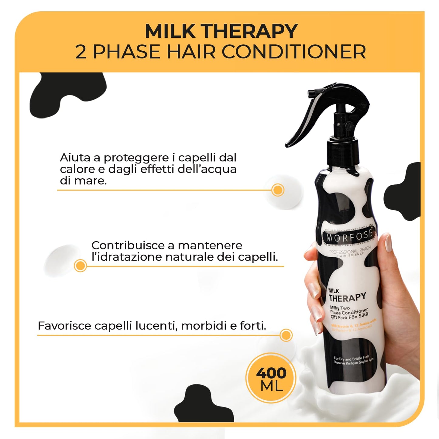 Morfose 2 Phase Milk Therapy Odżywka 400ml