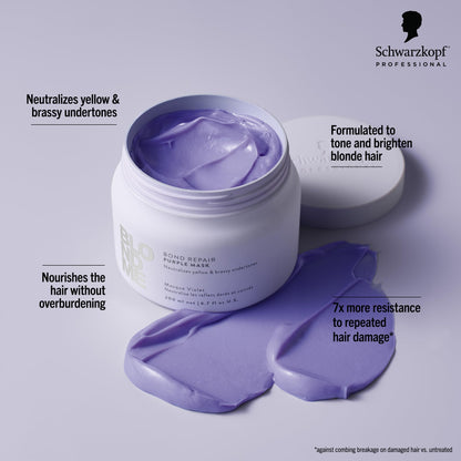 Schwarzkopf Blondme Purple Mask 500ml