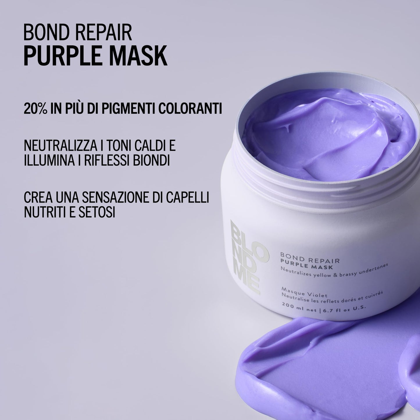 Schwarzkopf Blondme Purple Mask 200ml