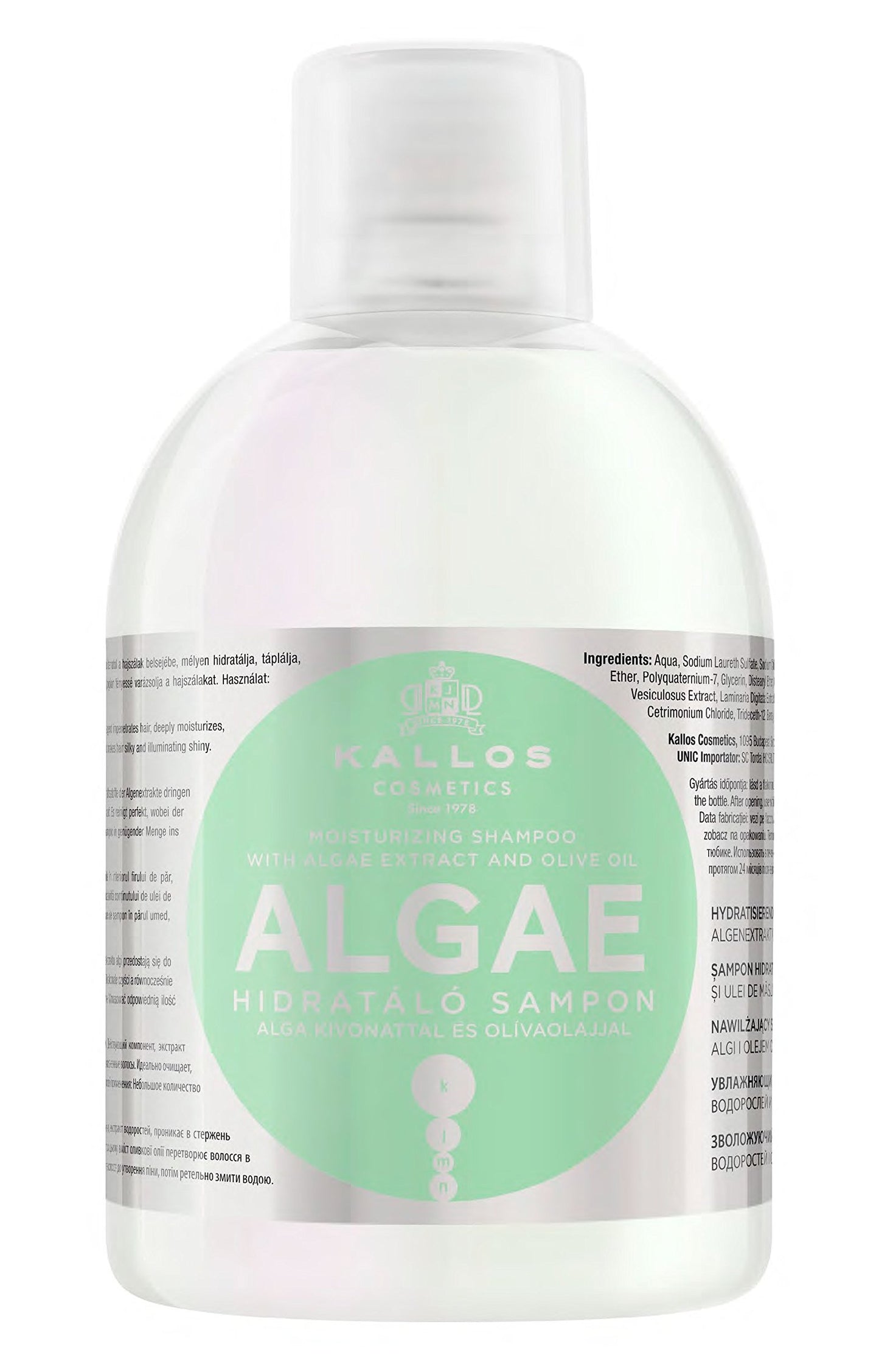 Kallos Algae Moisturizing Shampoo 1000ml