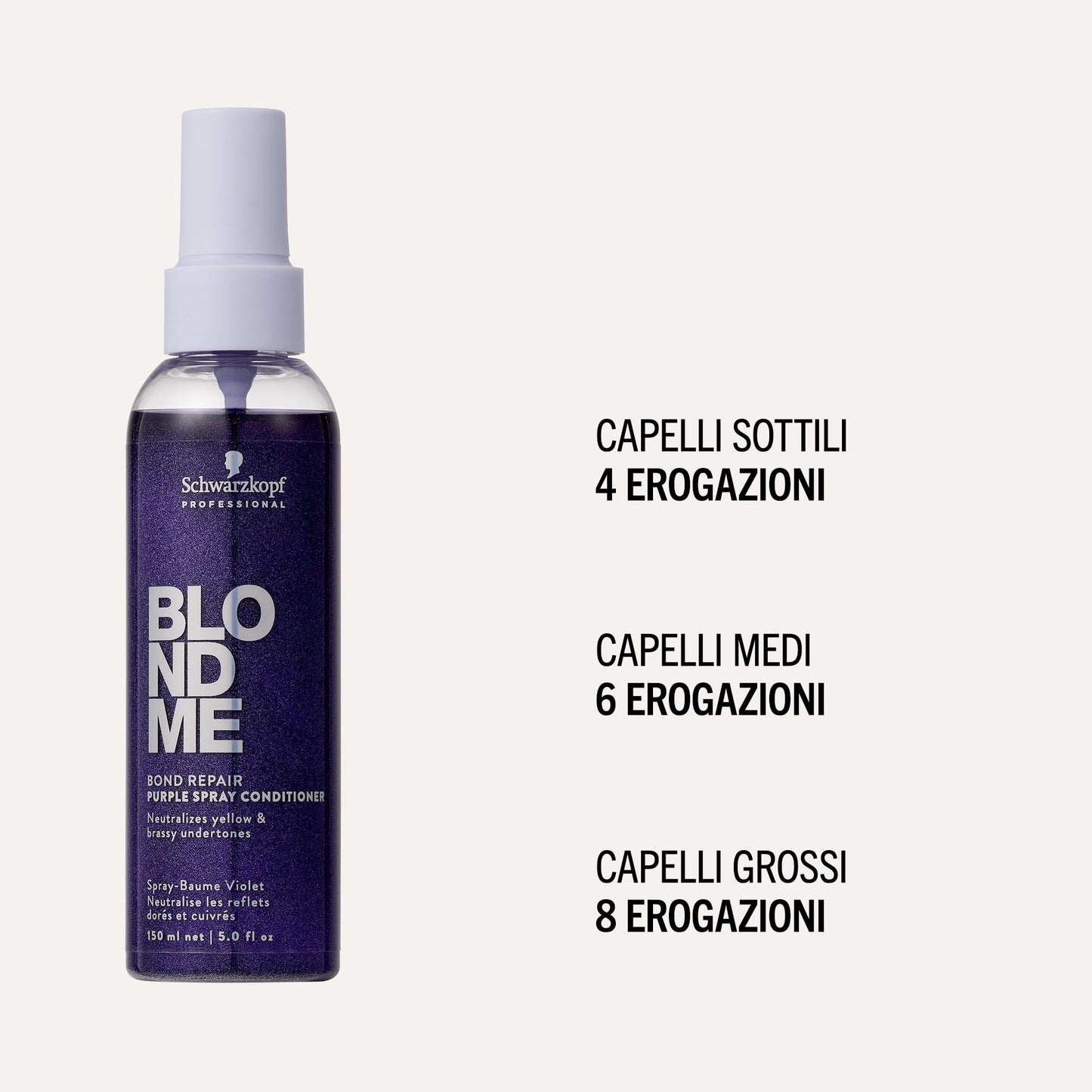 Schwarzkopf Blondme Purple Conditioner Spray 150ml