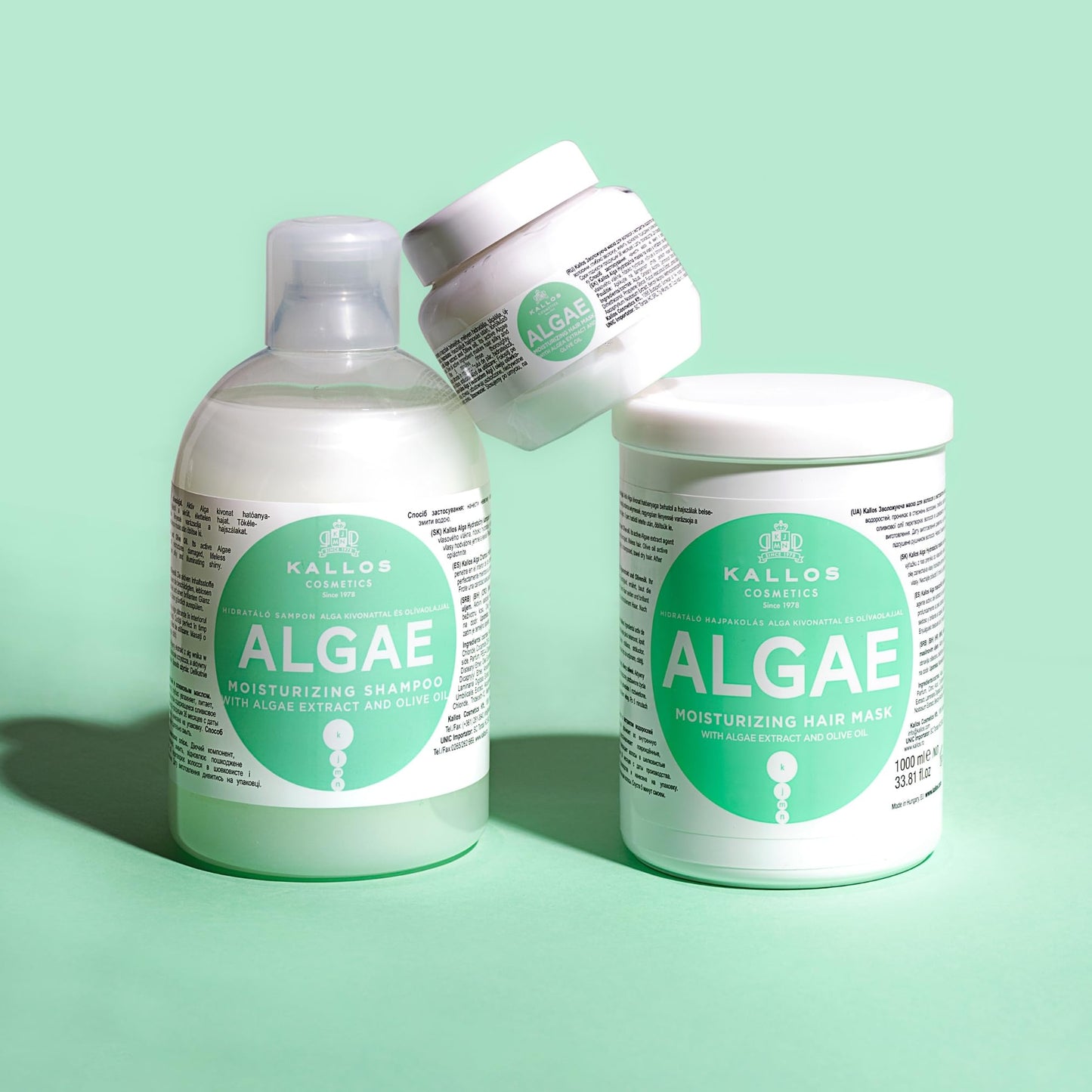 Kallos Algae Moisturizing Shampoo 1000ml