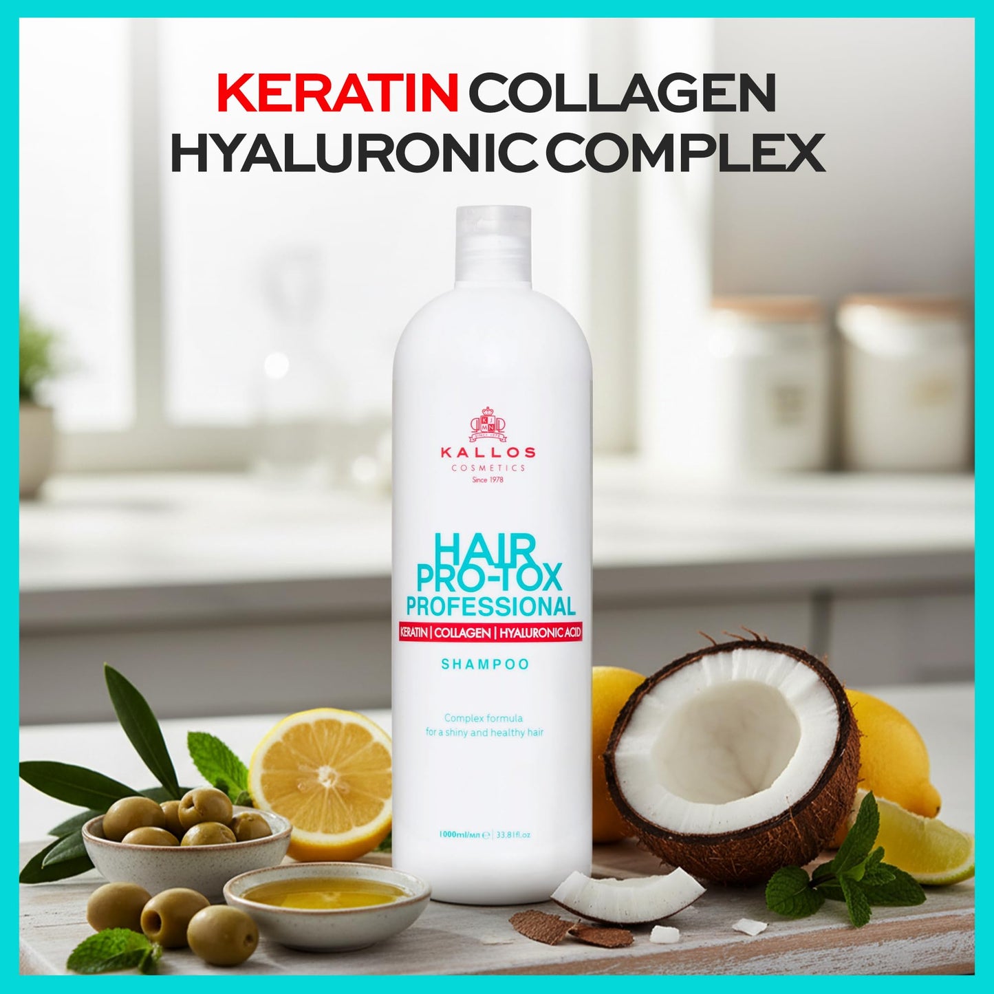 Kallos Hair Pro-Tox Shampoo 500ml