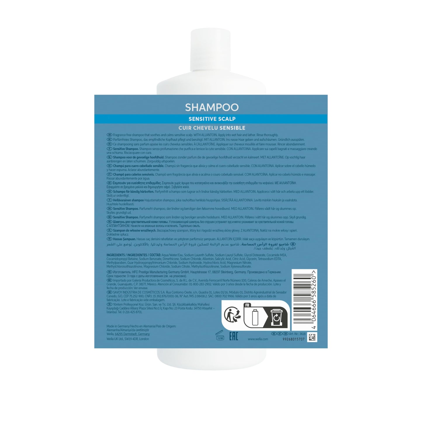 Wella INVIGO BAL. Szampon Skóra Wrażli. 1000ml NEW