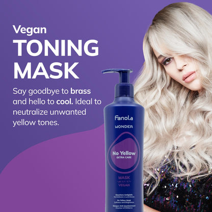 Fanola Wonder No Yellow Maska 350ml