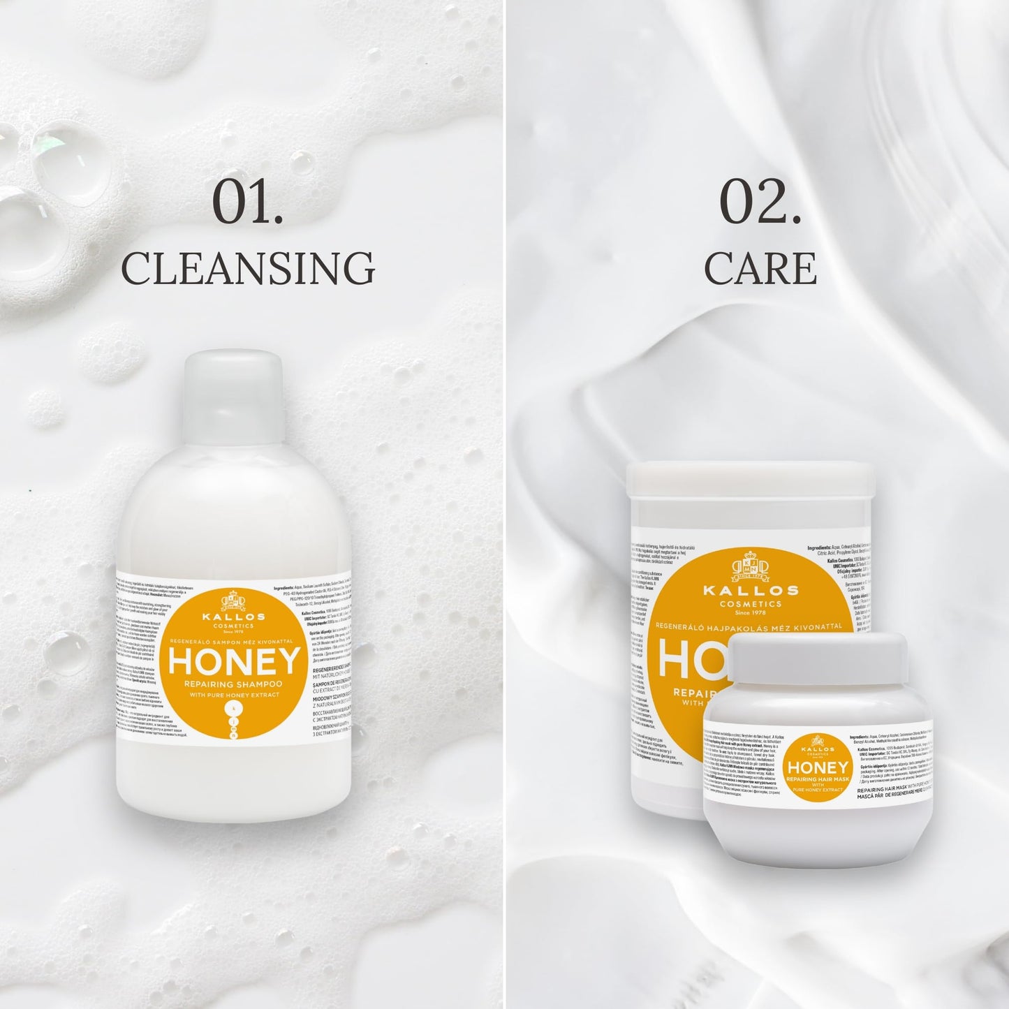 Kallos Honey Repairing Shampoo 1000ml