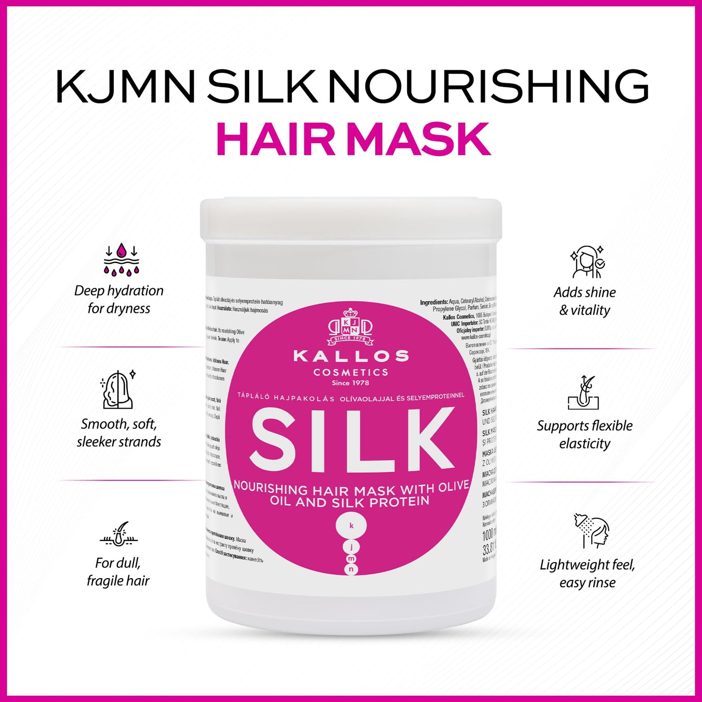 Kallos Silk Mask 1000ml