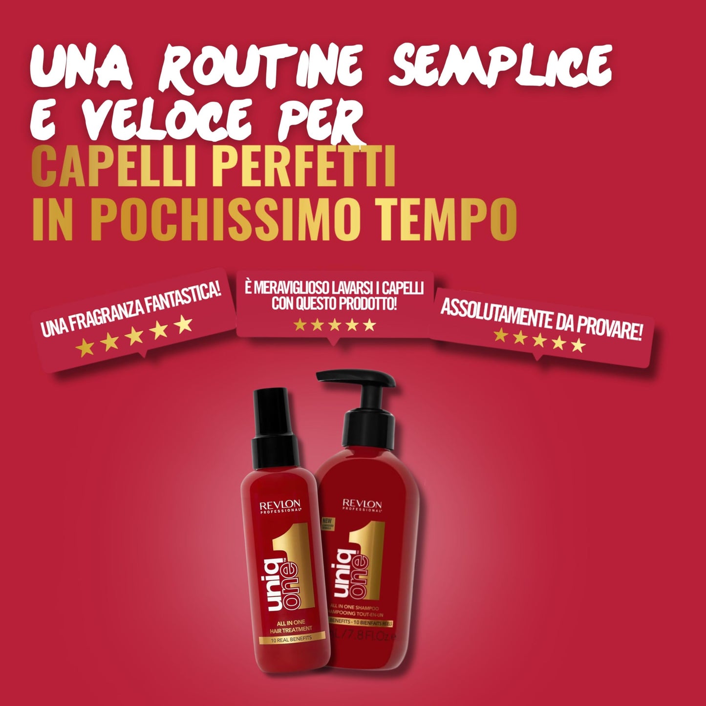 Revlon Uniq One Kit Treatment+Shampoo 150+230ml