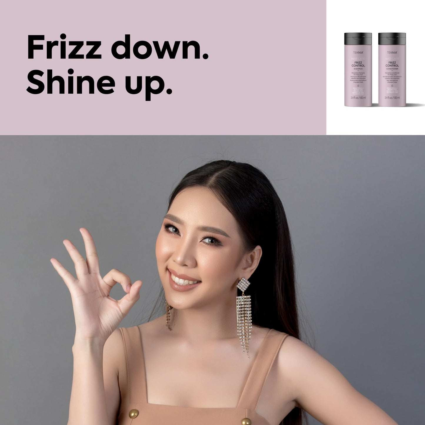 Lakme Teknia Frizz Control Travel Pack 2x100ml